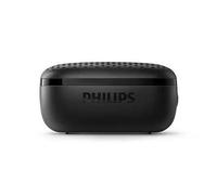 Philips Audio Enceinte Bluetooth, Enceinte Portable avec lumières LED (Microphone intégré, Robuste et étanche IPX7, 10 Heures de Lecture, Portée 20m) Noir TAS2505B/00
