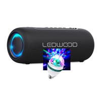 Ledwood Enceinte Hifi autonome XS100 – 100W, Bluetooth, TWS, IPX5, Assistant vocal, Batterie 2000mAh