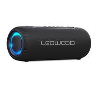 Enceinte Hifi Autonome 100W Ledwood XS100, Effet LED, Buetooth USB, TWS, IPX5, Assistant Vocal, 10W RMS, Batterie 2000mAh