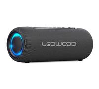 Enceinte HiFi Autonome 100W Ledwood XS100, Effet LED, Buetooth USB, TWS, IPX5, Assistant Vocal, 10W RMS, Batterie 2000mAh