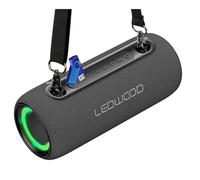 Enceinte HiFi Autonome 200W Ledwood XS200, Effet LED, Buetooth,FM, IPX5, Assistant Vocal, 20W RMS, 2000mAh+Clé 32G