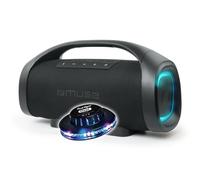 Enceinte HiFi Muse M-980 BT USB Bluetooth Autonome 300W Lumière d'ambiance LED - IPX6 Resistance aux Projections, Soucoupe OVNI