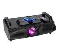 Enceinte Hifi PARTY-FALCON avec Bluetooth USB SD Tuner FM avec animation lumineuse à LED, 2 entrées micro G