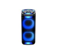 Enceinte High Power WE AUROR avec jeux de lumières, bluetooth, FM, télécommande, 4 haut-parleurs pour un son à 360 degrés, 600W