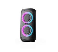 Enceinte High Power WE AUROR avec jeux de lumières, bluetooth, FM, télécommande, 4 haut-parleurs pour un son à 360 degrés, 600W