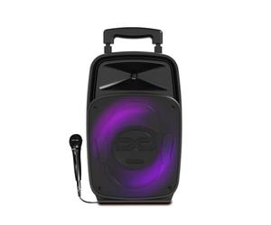 Enceinte IDANCE Groove 220 Bass Reflex de 100W - Lecteur USB, Bluetooth - Autonome sur Batterie - LED RVB dans Le woofer