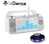 Enceinte IDANCE XD2 50W à LEDs bleu AUX/FM/USB/FADER/MIXER/BT + Effet OVNI