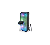 Enceinte Karaoké 850W Lumineuse - Inovalley - KA25-fire - Bluetooth V5.0 - 64 Cm -Noir- USB - Télécommande, SONO DJ, Lumière LED