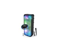 Enceinte Karaoké 850W Lumineuse - Inovalley - KA25-fire - Bluetooth V5.0-64 Cm -Noir- USB - Télécommande, Sono DJ, Lumière LED