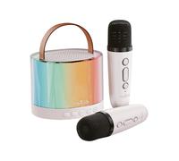 Enceinte karaoké bluetooth mxks-200 blanc - maxlife