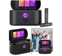 Enceinte Karaoké Bluetooth - NEDIS - iKarao Shell S1 - 300W - Écran Tactile 10,1"" - 2 Microphones Sans Fil