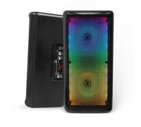Enceinte Karaoké FestiSound SRX206 Mobile SONO DJ autonome LED - 300W - USB/SD/Bluetooth + Micro Télécommande + UFO OVNI