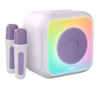 Enceinte karaoké lumineuse BIGBEN - Lavande - Bluetooth - 30W - 2 micros sans fil USB-C - Égaliseur - Batterie Li-on