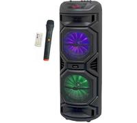 Enceinte Karaoké lumineuse - INOVALLEY - HP59-XXL - Bluetooth V5.0 - 80 cm - 800 W - Noir