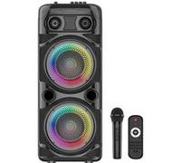 Enceinte Karaoké lumineuse INOVALLEY KA123XXL Bluetooth V5.0 75 cm 900 W Noir Noir G