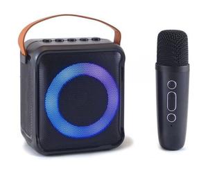 Enceinte Karaoké + micro sans fil - INOVALLEY - KA04BTH-B - Bluetooth - Lumineuse