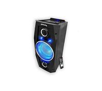 Enceinte Karaoké Mobile Sono High Power autonome batterie à LED 300W 8" - USB/BT/SD/FM - Pickering XS8 + Ampoule DIAMS