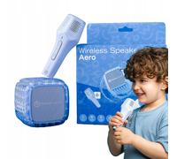 Enceinte karaoké PowerLocus Aero Bluetooth avec microphone sans fil pour enfants
