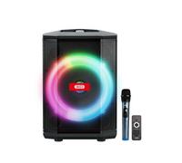 Enceinte karaoké XO F53 - Bluetooth 5.0 - 40 W - Fonction TWS - Éclairage RGB - Microphone sans fi