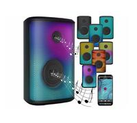 Auvisio Enceinte lumineuse PMA-800.k RVB-IC étanche avec Bluetooth