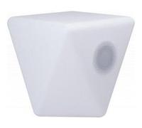 Enceinte Lumineuse Bluetooth 4.1 IPX4 ColorLight Modèle Rock L Color Block Blanc Blanc G