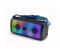 Inovalley Enceinte lumineuse Bluetooth HP345-B 10W LEDs V5.3 Micro TWS FM USB 2.0 micro SD AUX-IN
