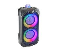 Enceinte lumineuse Bluetooth KARAOKE 400W DuoSOUND