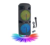 Enceinte lumineuse Bluetooth KARAOKE 600W MAXISOUND