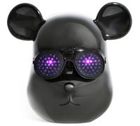 Enceinte Lumineuse Bluetooth - Tête d'Ours - Sans Fil - Autonomie 6h - USB, microSD, AUX