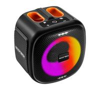 Enceinte lumineuse colorée sans fil portable, haut-parleur sans fil coloré avec lumière LED, petit haut-parleur pour extérieur, haut-parleur stéréo sans fil portable, haut-parleur sans fil