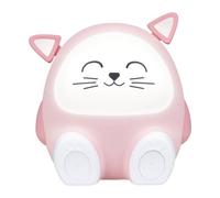 Enceinte lumineuse & veilleuse - BIGBEN - Chat - Bluetooth 5.0, 15W, Veilleuse réglable, Minuterie, Batterie USB-C
