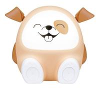 Enceinte sans fil lumineuse et veilleuse BigBen Max Hi Buddies Marron et Blanc Marron et Blanc