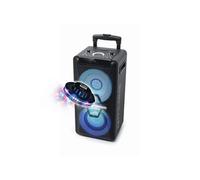 Enceinte - Muse M-1920DJ - avec Batterie, 300 W, CD, Bluetooth et Effets Lumineux (USB, AUX, Télécommande) + Lumière OVNI