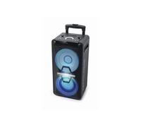 Enceinte - Muse M-1920DJ - avec Batterie, 300 W, CD, Bluetooth et Effets Lumineux (USB, AUX, Télécommande) Noir