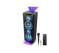 Enceinte M-1990 DJ à LED Party box double bluetooth + Micro - BT/CD/AUX/USB - 1000W