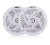 Pyle Haut-parleurs marins 2 voies – Enceintes extérieures étanches 100 Watt – Paire, Blanc