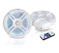 Pyle Haut-Parleurs Marine - Enceintes Extérieurs - Système Audio Stéréo Résistant à l'eau et aux Intempéries - Enceintes étanche - 250W- Haut-Parleurs Stéréo pour Voiture/Bateau