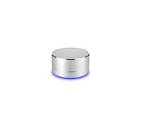 Enceinte Metal Bluetooth pour LeEco Le Max 2 Smartphone Port USB Carte TF Auxiliaire Haut-Parleur Micro Mini (ARGENT)