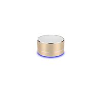 Enceinte Metal Bluetooth pour MOTOROLA Moto e5 Smartphone Port USB Carte TF Auxiliaire Haut Parleur Micro Mini (OR)