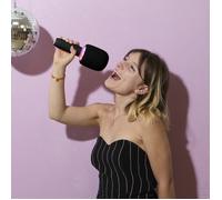 Enceinte Micro Karaoke - Party Time - Lumineux - Bluetooth - Noir