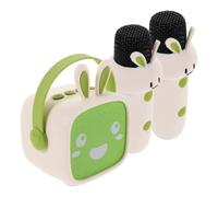Enceinte Microphone Karaoké Portable sans Fil avec Garçon et Filles | Audio Haute Fidélité, Design Compact et Mobile, pour Activités de t Histoires du Soir, Métal