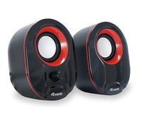 Enceinte Mini USB 2.0 - CONCEPTRONIC - Noir/Blanc - Filaire - Mains Libres