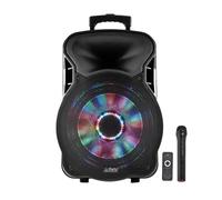 Enceinte mobile amplifiée 800W 15'' à LEDs Rvb USB/BT/SD/FM PARTY15 SA50532A