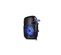 Enceinte mobile amplifiée IBIZA PARTY7-LED 8" 300W à LEDs RVB USB/BLUETOOTH/FM/SD/MICRO+Clé USB 32G