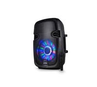 Enceinte mobile amplifiée PARTY-8LED 8" 300W à LEDs RVB USB/BLUETOOTH/FM/SD/MICRO
