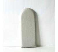 Enceinte Murale Tissu de Tête de Lit Rembourrée Tufted ， Garde de Pare-chocs Conception de Canal Vertical Moderne avec Bord Supérieur Silhouette Étanche ， Coussin Doux ， Protection D'impact de