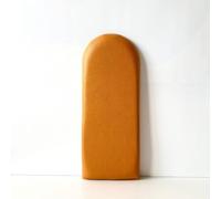 Enceinte Murale Tissu de Tête de Lit Rembourrée Tufted ， Garde de Pare-chocs Conception de Canal Vertical Moderne avec Bord Supérieur Silhouette Étanche ， Coussin Doux ， Protection D'impact de