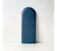 Enceinte Murale Tissu de Tête de Lit Rembourrée Tufted ， Garde de Pare-chocs Conception de Canal Vertical Moderne avec Bord Supérieur Silhouette Étanche ， Coussin Doux ， Protection D'impact de