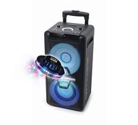 Enceinte - Muse M-1920DJ - avec Batterie, 300 W, CD, Bluetooth et Effets Lumineux (USB, AUX, Télécommande) + Lumière OVNI