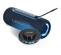 Enceinte Nomade Hifi LEDWOOD XTREM140 LD-XT140BT-BLUE, 100W / 10W RMS, Bluetooth 5.0, TWS - Etanche IPX5, Autonomie 6H, OVNI LED
